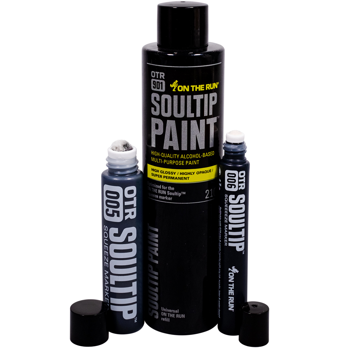 OTR "Filled Soultip Paint Squeezer Set - Black"