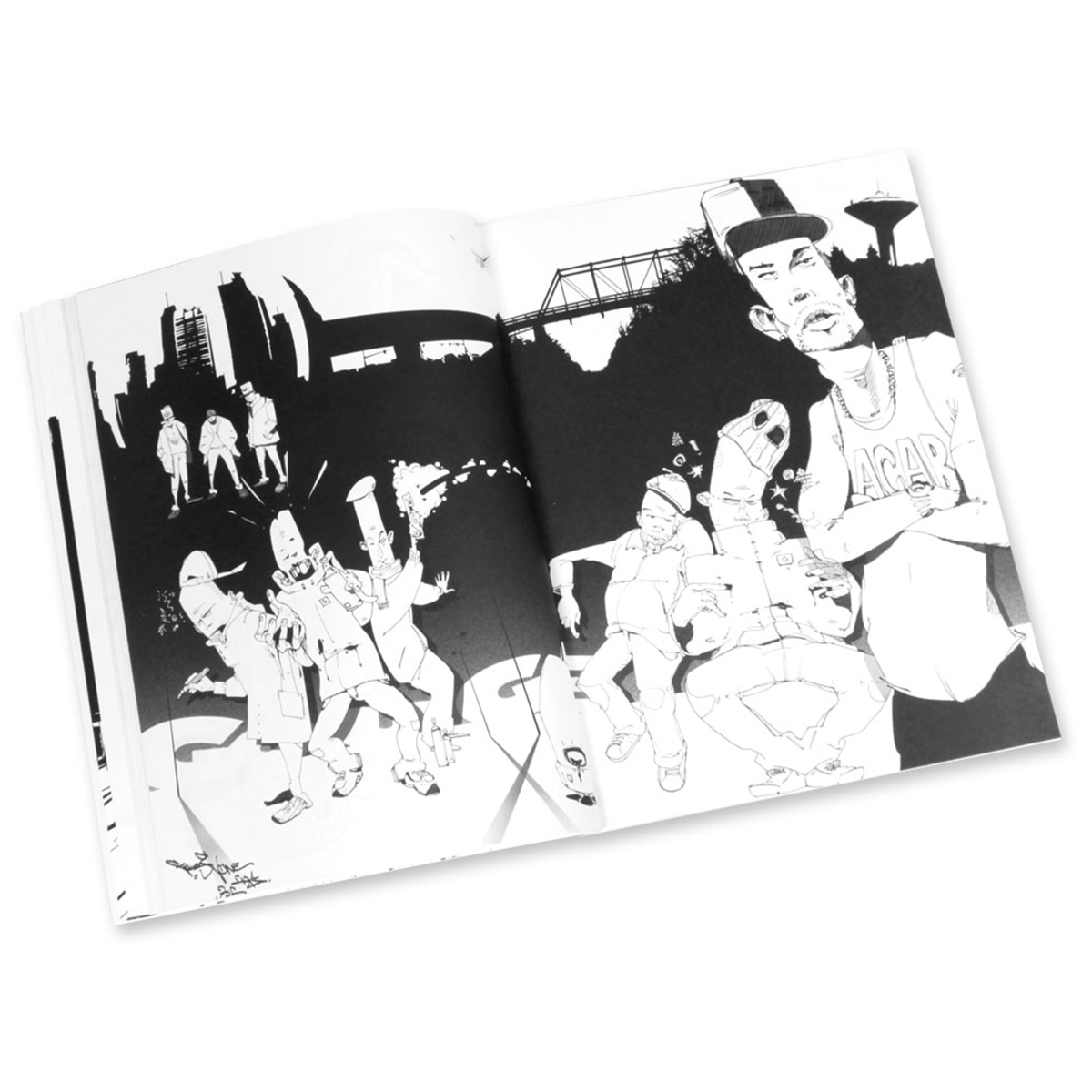 Ausmalbuch "Graffiti Coloring Book #2 - Characters"