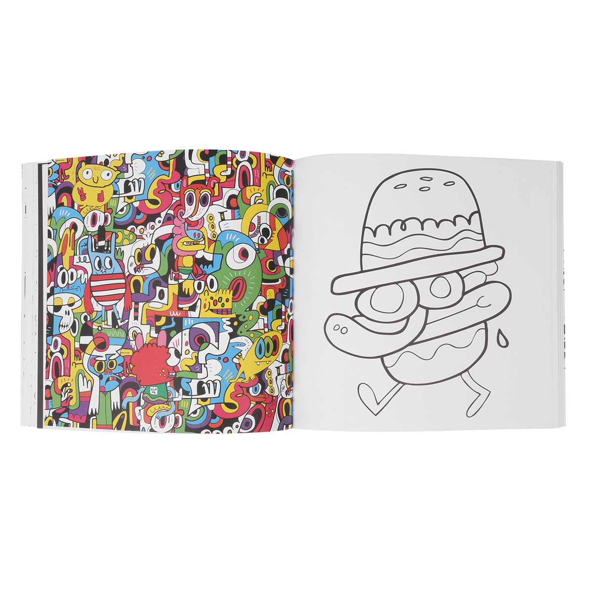 book_burgerworld_5 Ausmalbuch "Jon Burgerman's Burgerworld"