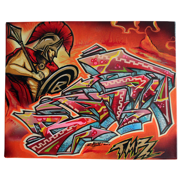 "Bandit 77 - The 77. Mythologie (Original)" 40x50cm