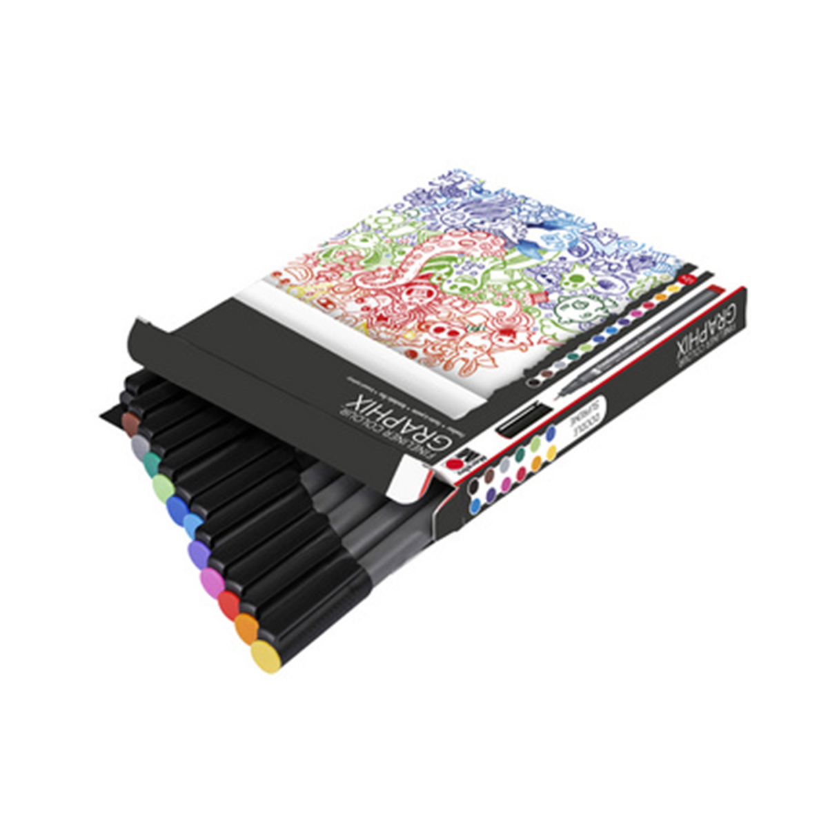 Marabu "Colour Graphix Doodle Supreme" Fineliner 12er Set (0,5mm)