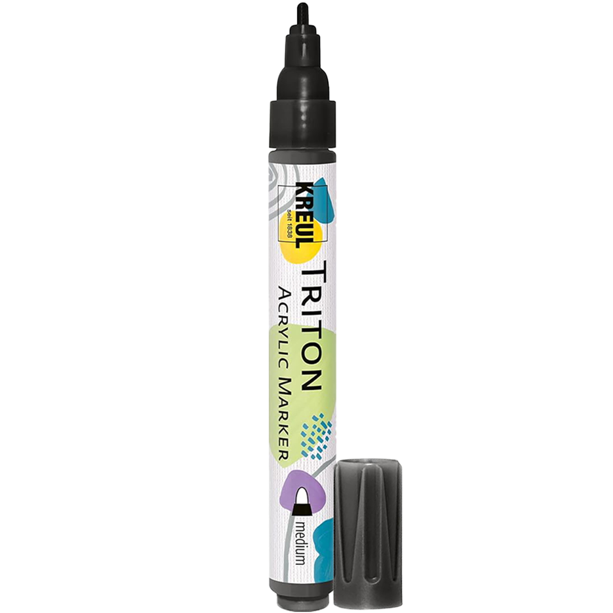 Kreul "Acrylmarker TRITON Medium" (1-3mm) Black