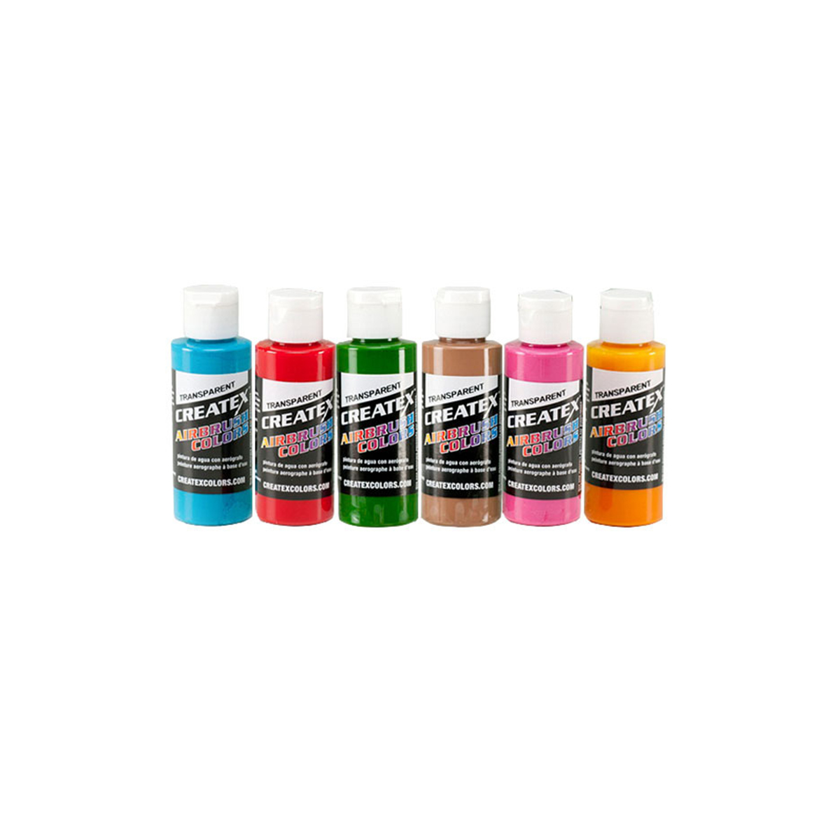 Createx "Airbrush Colors - Tropical Transparent Set" (6x60ml)