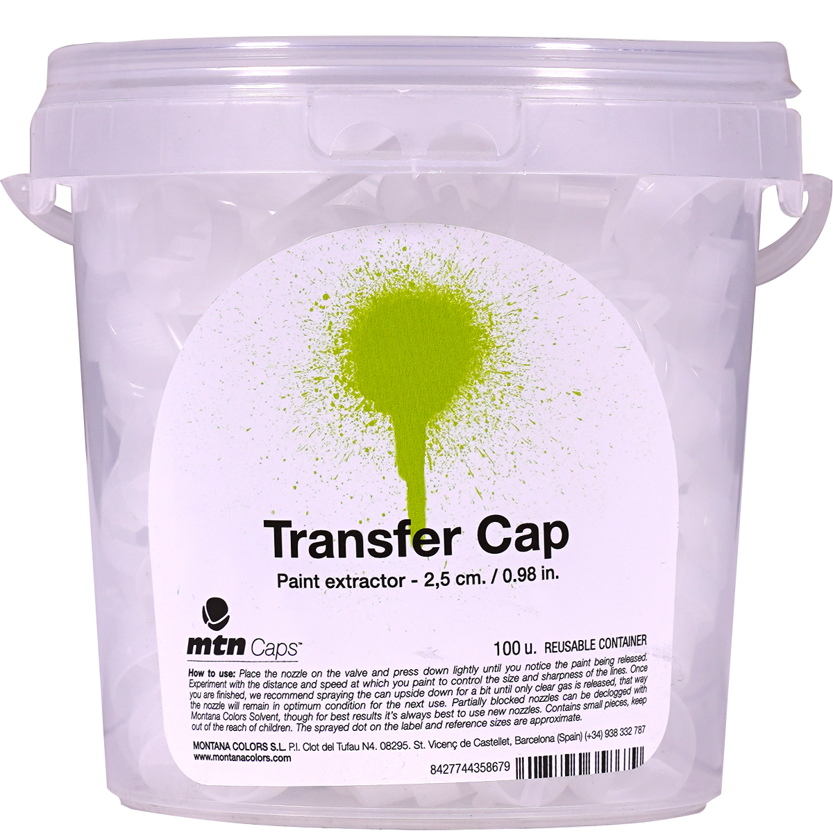 MTN "Transfer Cap 100er Bucket" (White)