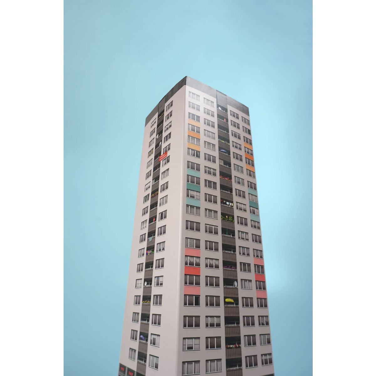 Notizblock "Paper Scraper Plattenbau Berlin" (2500 Zettel)