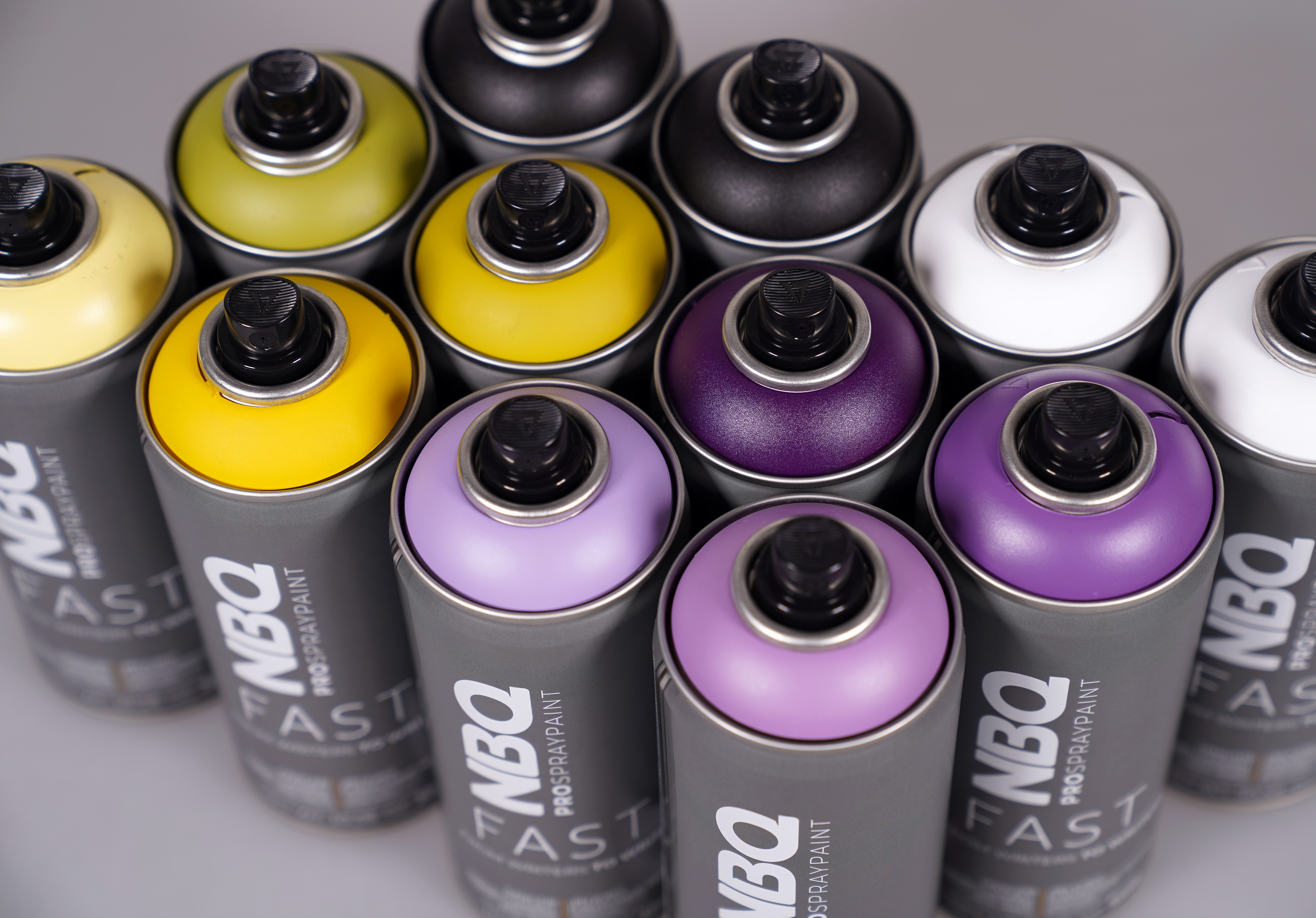 NBQ "New Fast" 12er Box Yellow Violet (12x400ml)