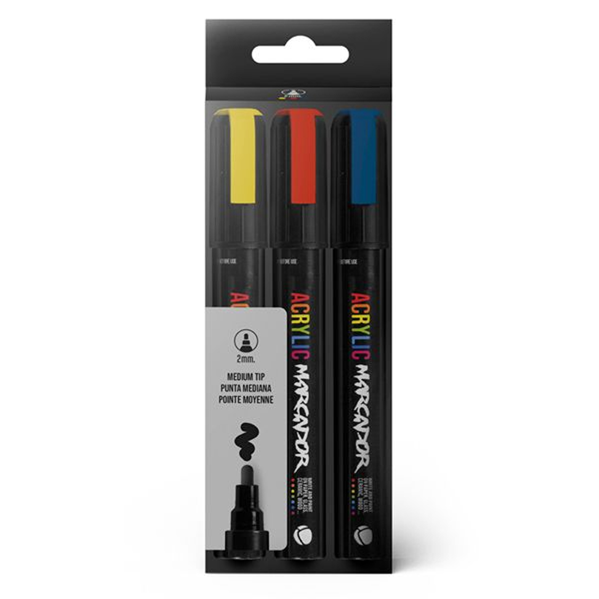 MTN "Marcador" Acryl Marker (2mm) 3-er Set 2