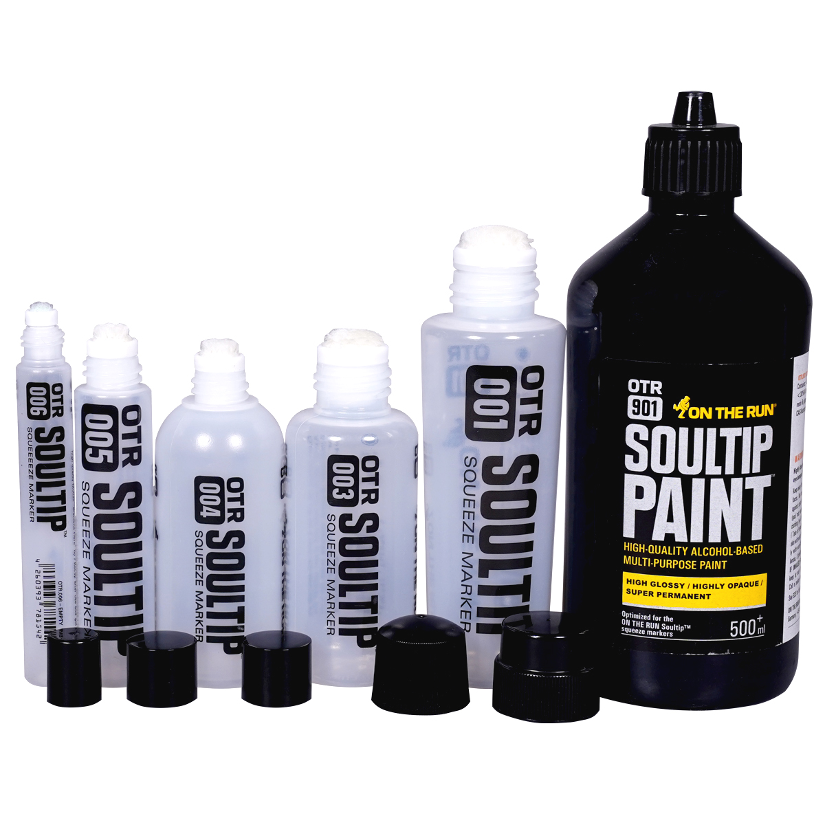 OTR.901 "Soultip Paint Black Set" (6 Teile)
