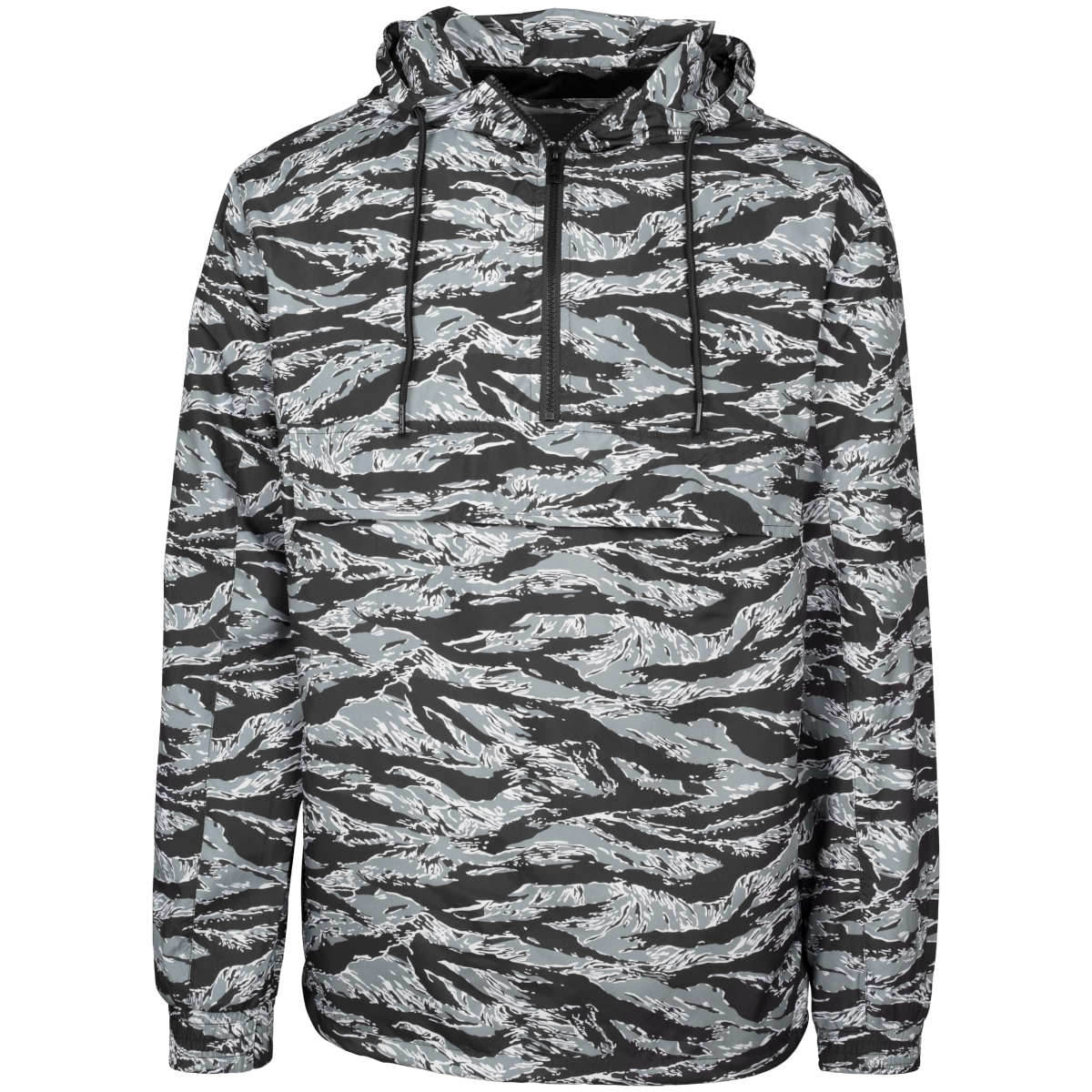 Urban Classics "Tiger Camo Pull Over Windbreaker" Stone Camo