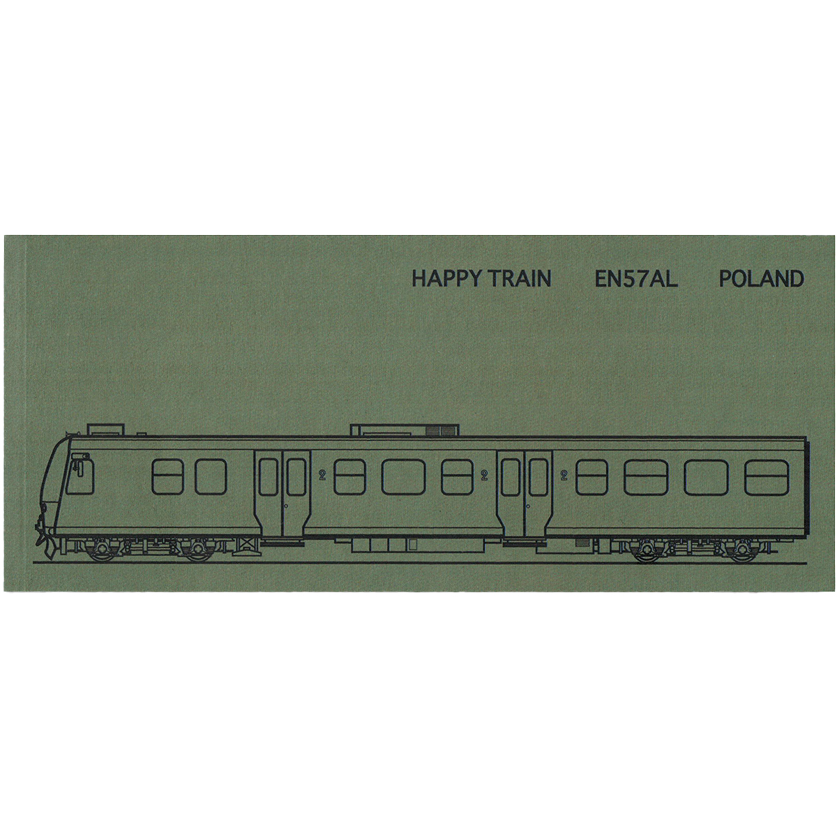 Blackbook "Happy Train EN57AL" Zugvorlage (210x90mm)
