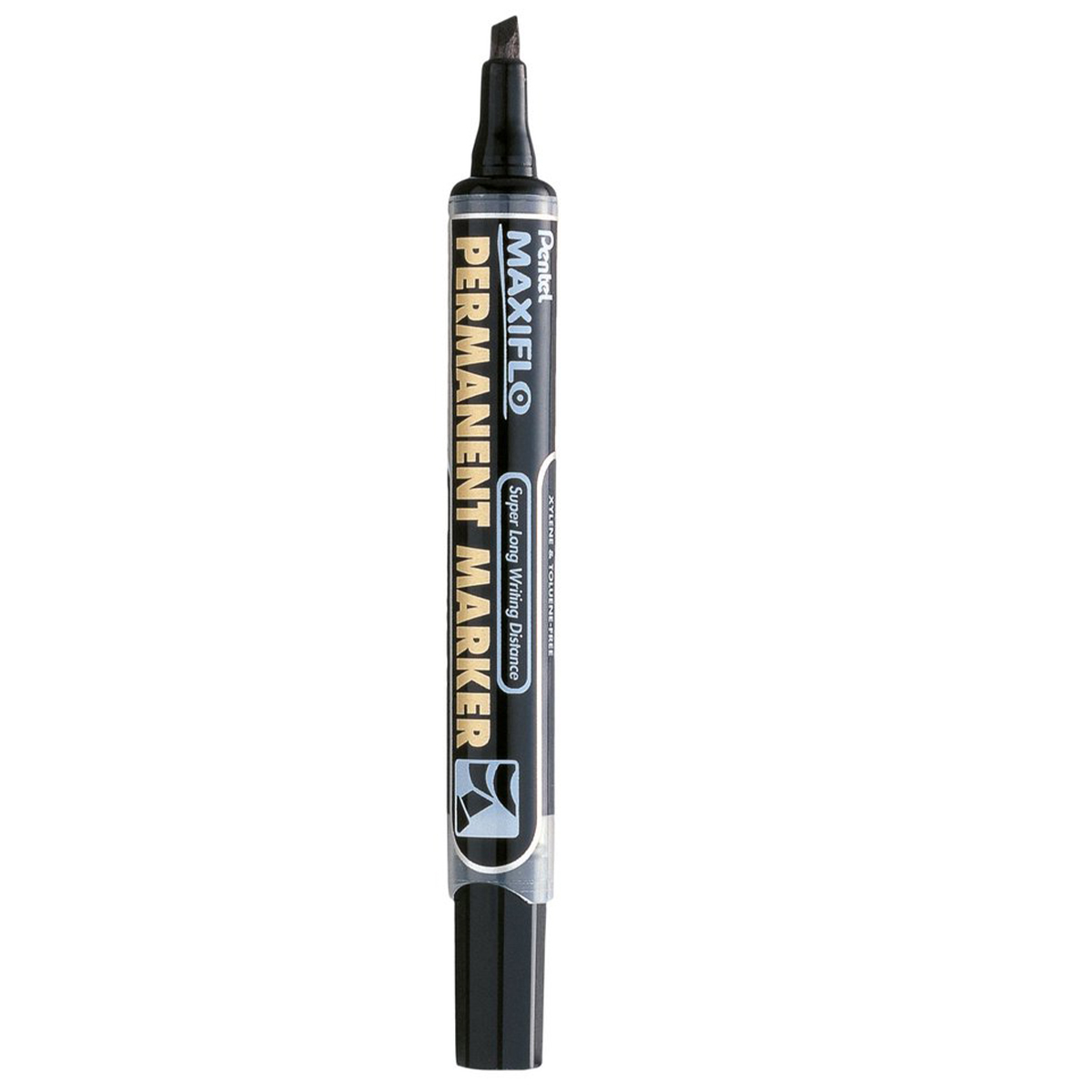 Pentel "NLF60" Maxiflow Permanent Chisel Marker (1-3-5mm) Black