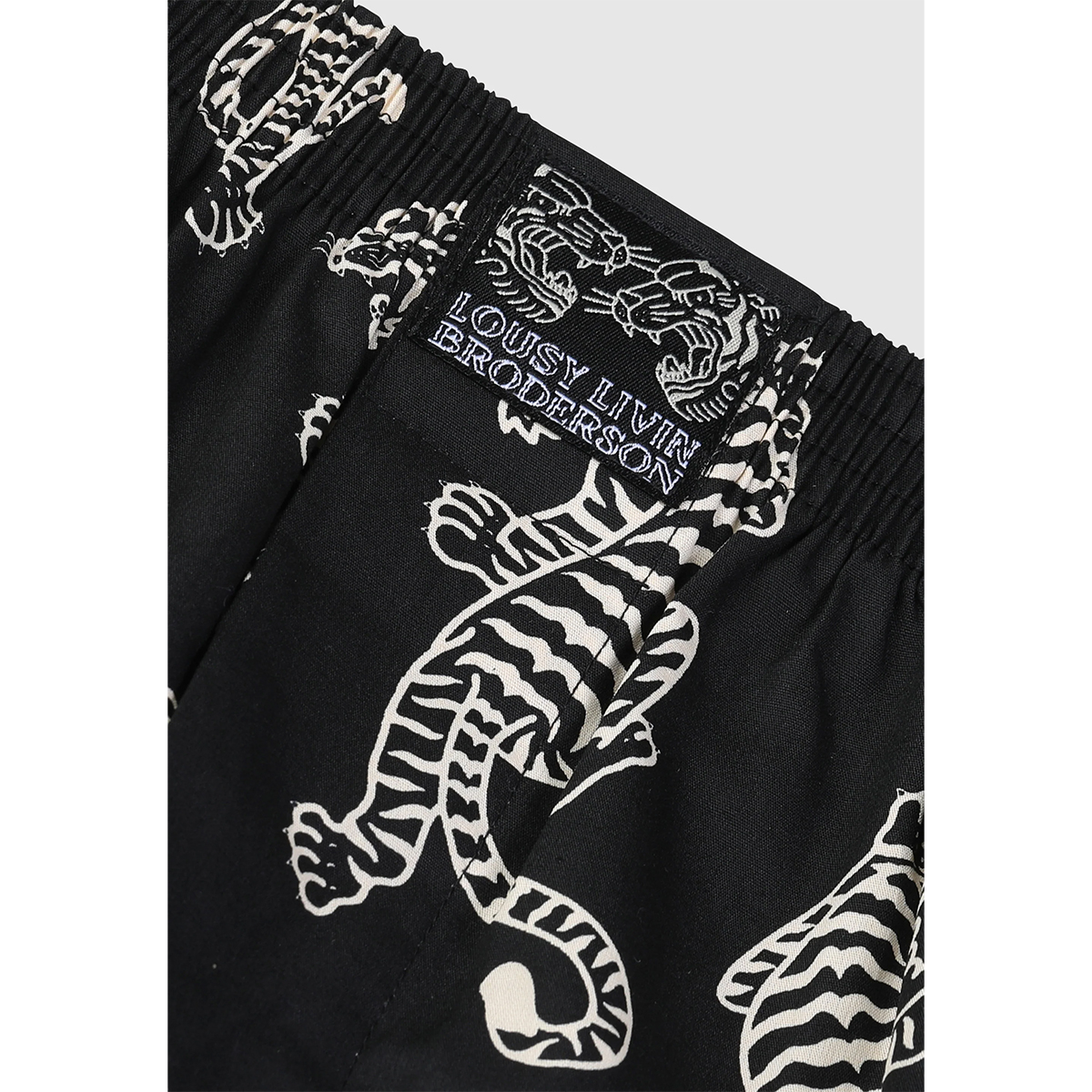 Lousy Livin Boxershorts "Broderson Tigers" Black