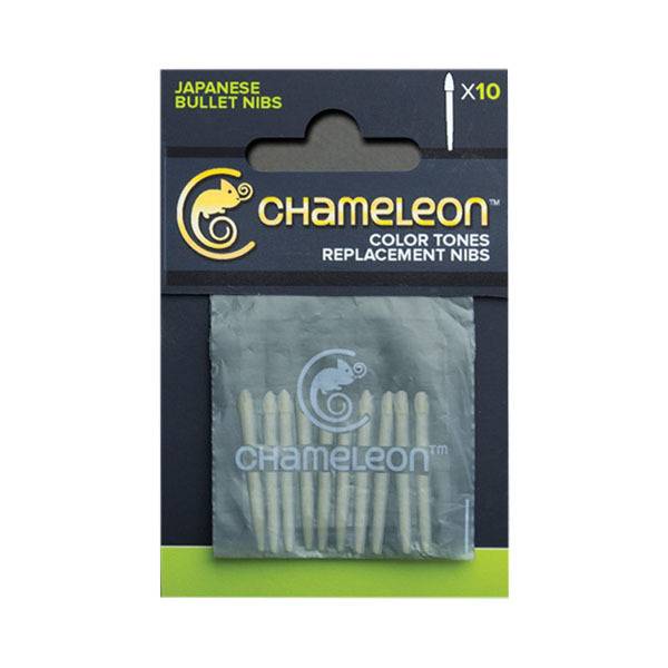 Ersatzfilze "Chameleon Twin Marker Bullet" (0,6mm) - 10 Stk.