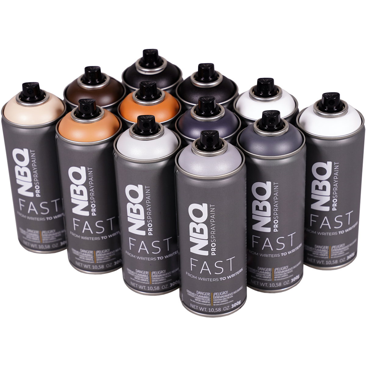 NBQ "New Fast" 12er Box Skin Grey (12x400ml)