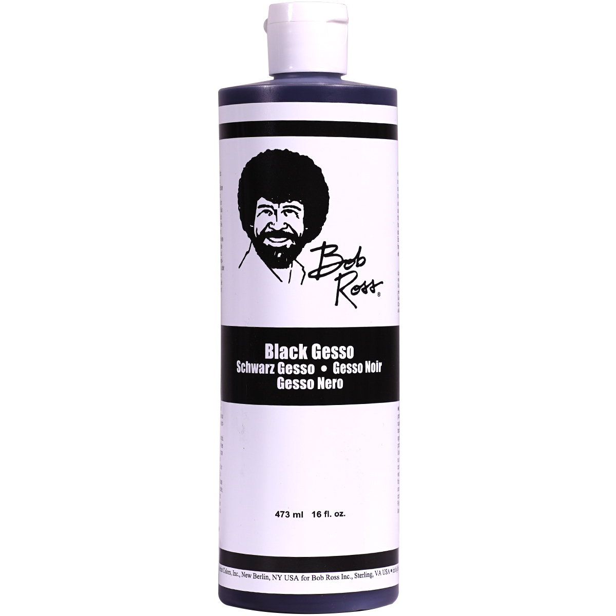 Bob Ross "Black Gesso" Malfarbe (473ml)