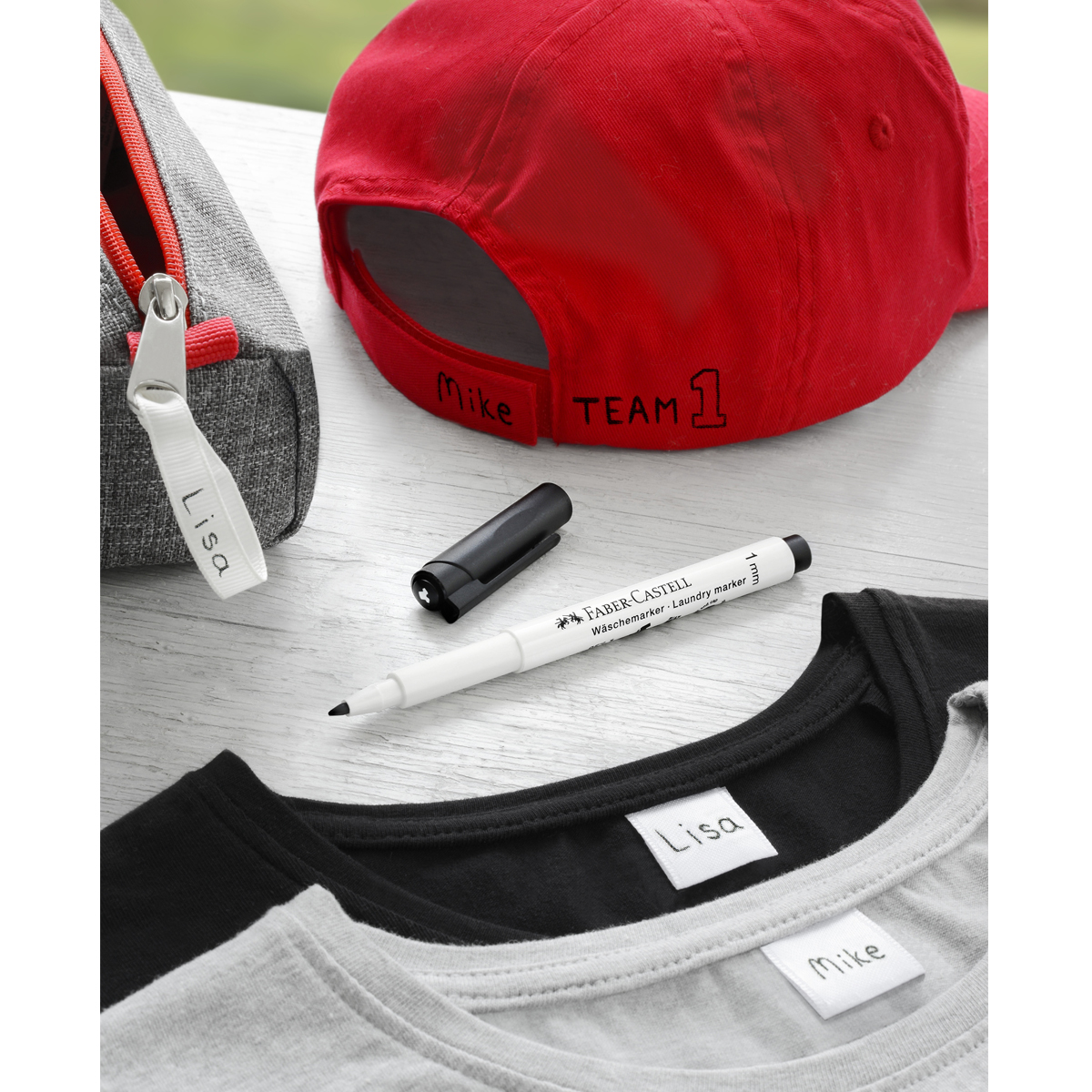 Faber-Castell "Wäschemarker" Laundry Marker (1mm) Black