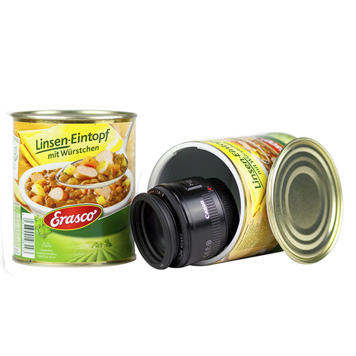 Plastic Fantastic "Dosensafe - Erasco Linseneintopf" - Geheimversteck