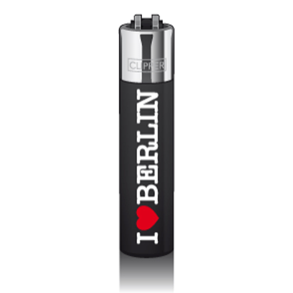 Clipper Feuerzeug "I ♥ Berlin"