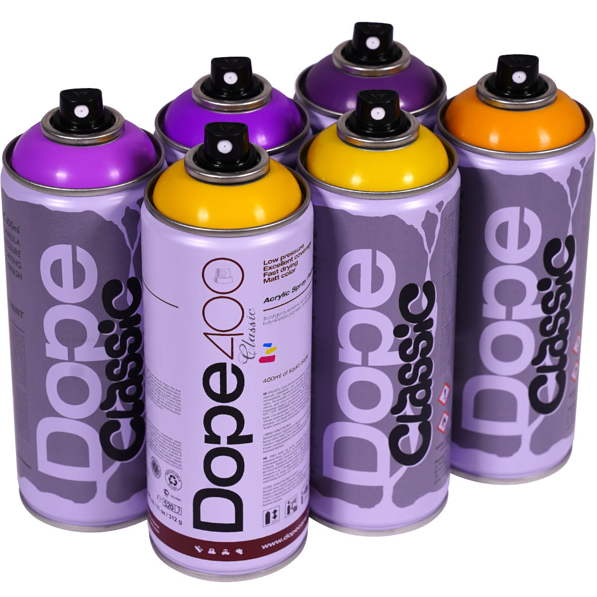 Dope "Classic Paint Sixpack Lakers" (6x400ml)