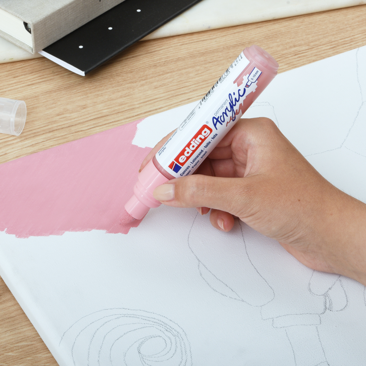 Edding "5000" Acrylmarker Keilspitze Abstrakt 5er Set (5-10mm)