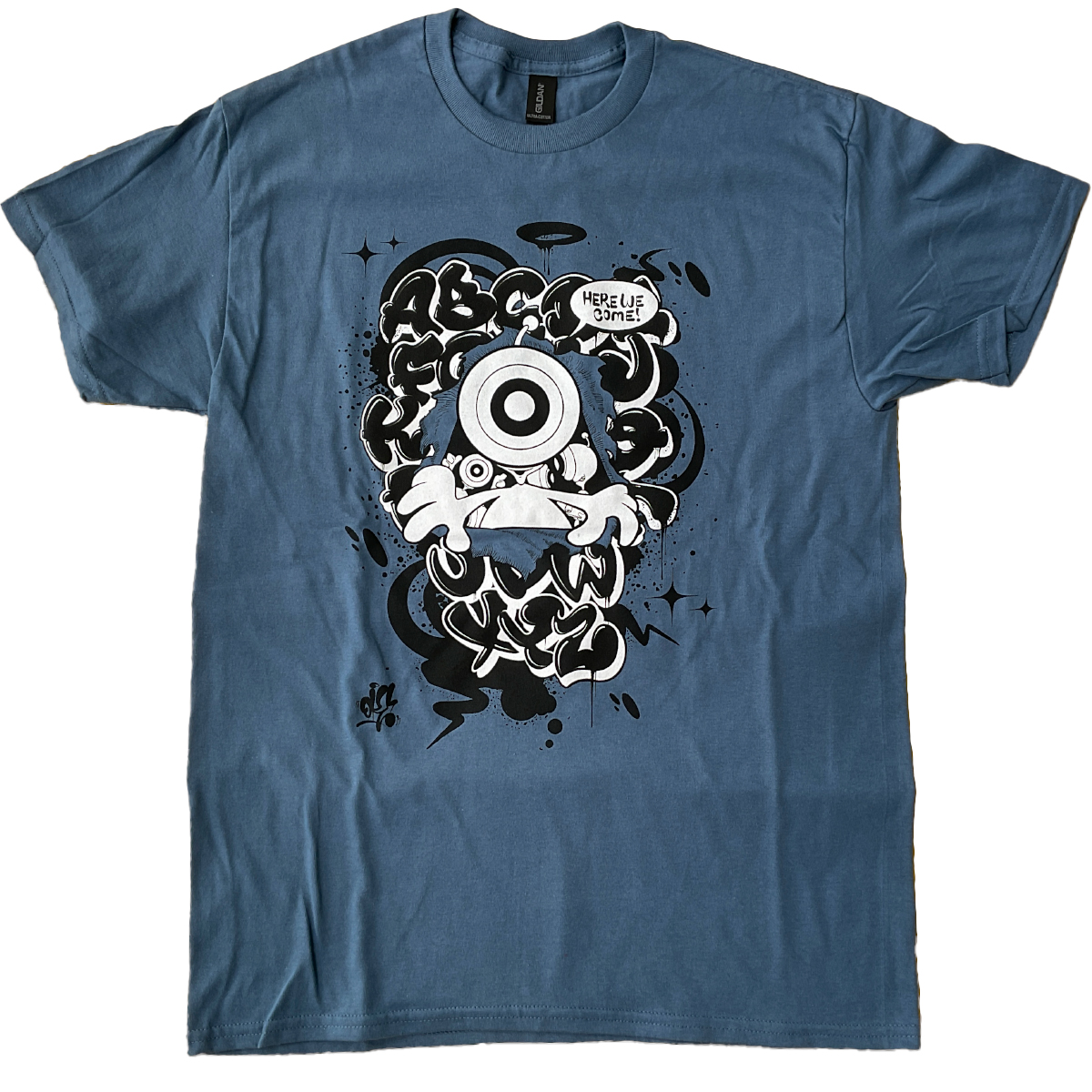 Ouchgrafix T-Shirt "Eyegs" Blue