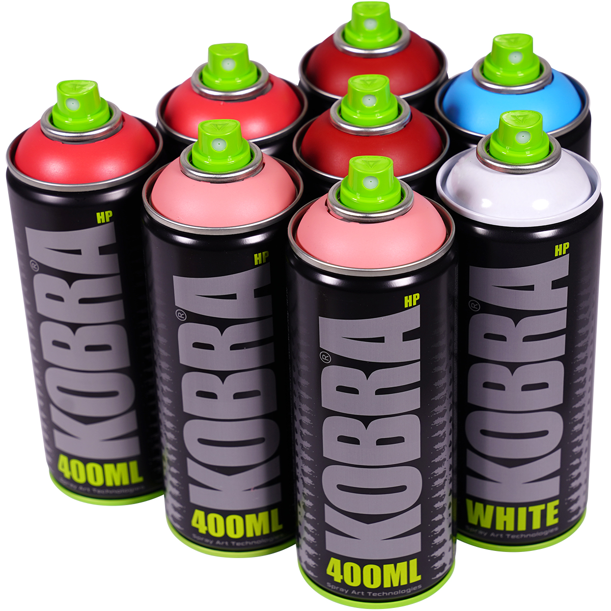 Kobra "New HP 8er Set - Heat & Cold Tones" (8x400ml)