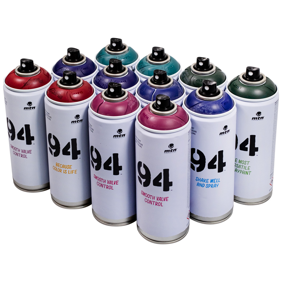 MTN 94 "12er Paint Box - Dark Tones" (12x400ml)