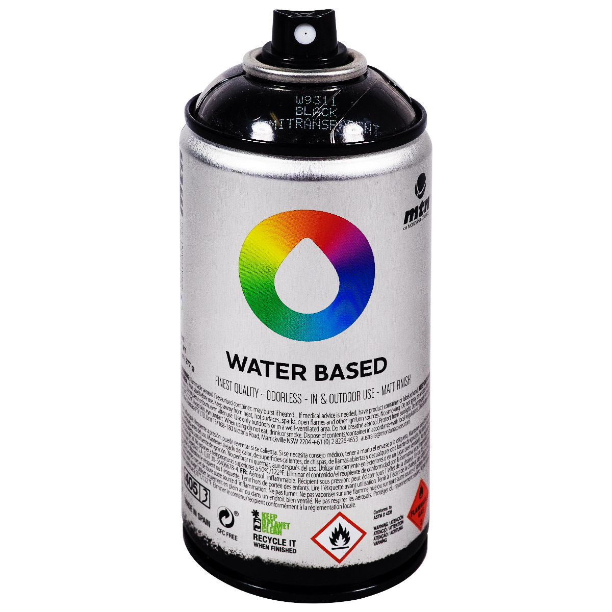 MTN Water Based "Paint - Transparent Black" (300ml)