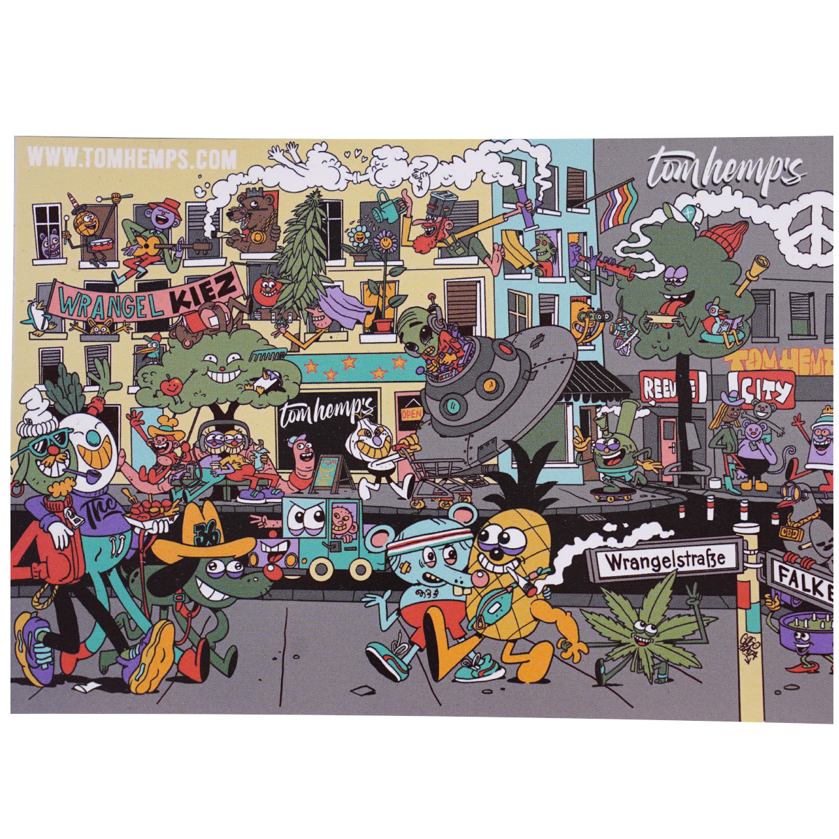 Super Deal "Wrangelstraße" Tom Hemps Sticker (10,5x14,5cm)