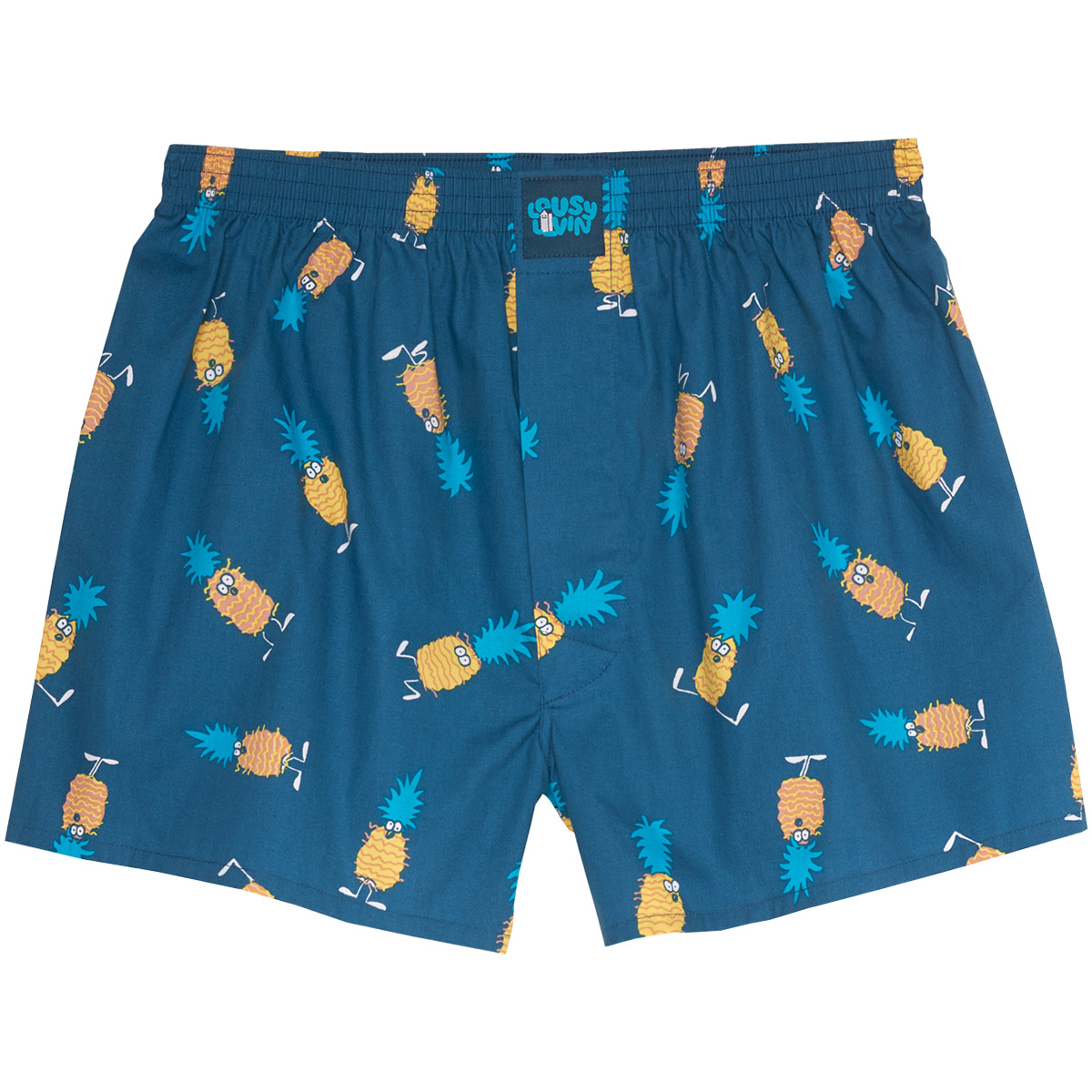 Lousy Livin Boxershorts "Ananas" Blue Dive