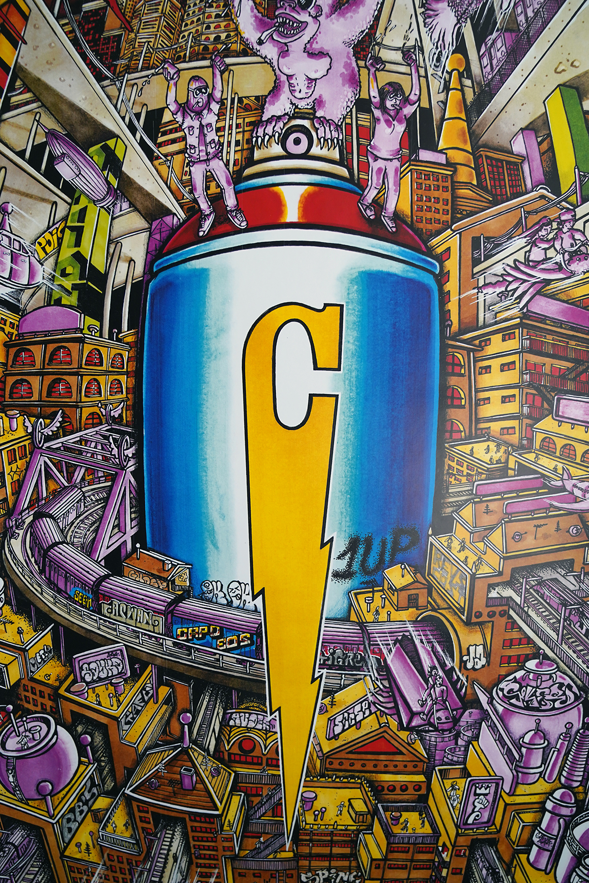 Clash_Poster_Andee_03 Clash "Andee" Art Poster (45x100cm) - gerollt