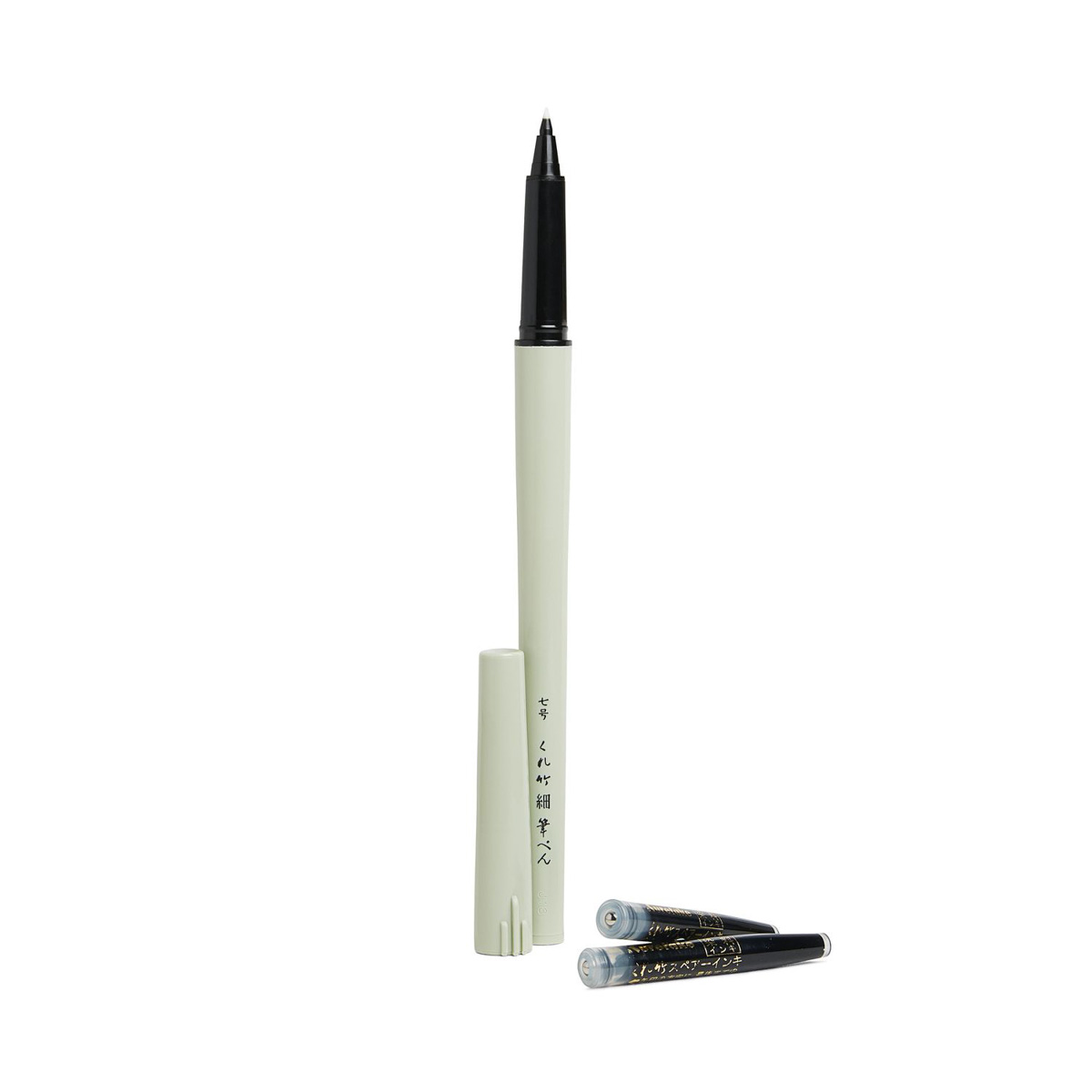 ZIG "Fude Pen Hoso-Taku" No.7" - Black