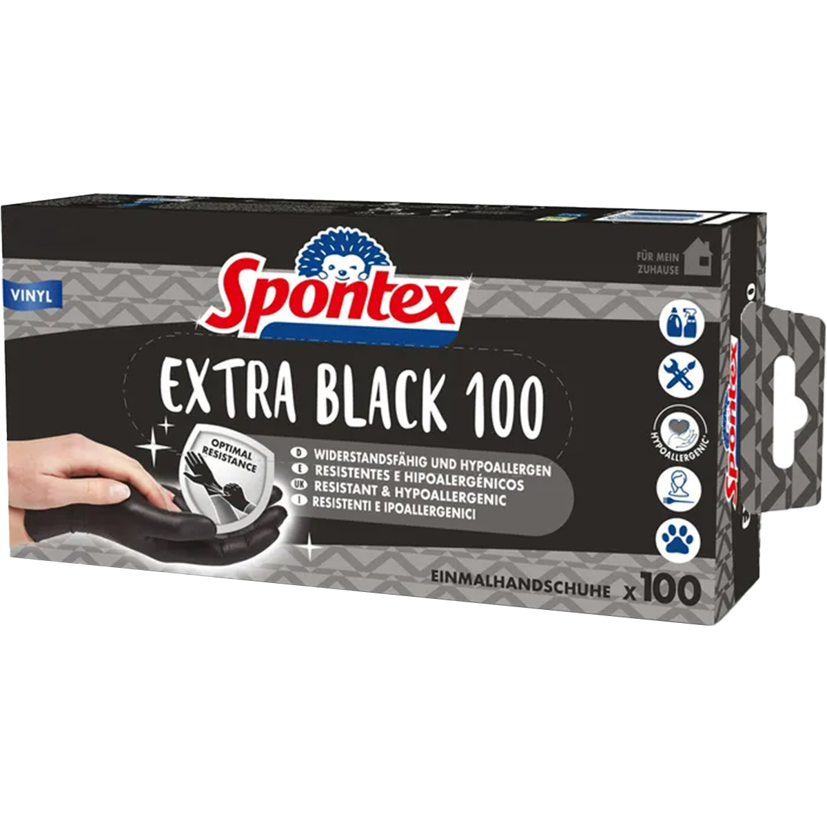 Handschuh "Vinyl 100er Pack" Extra Black