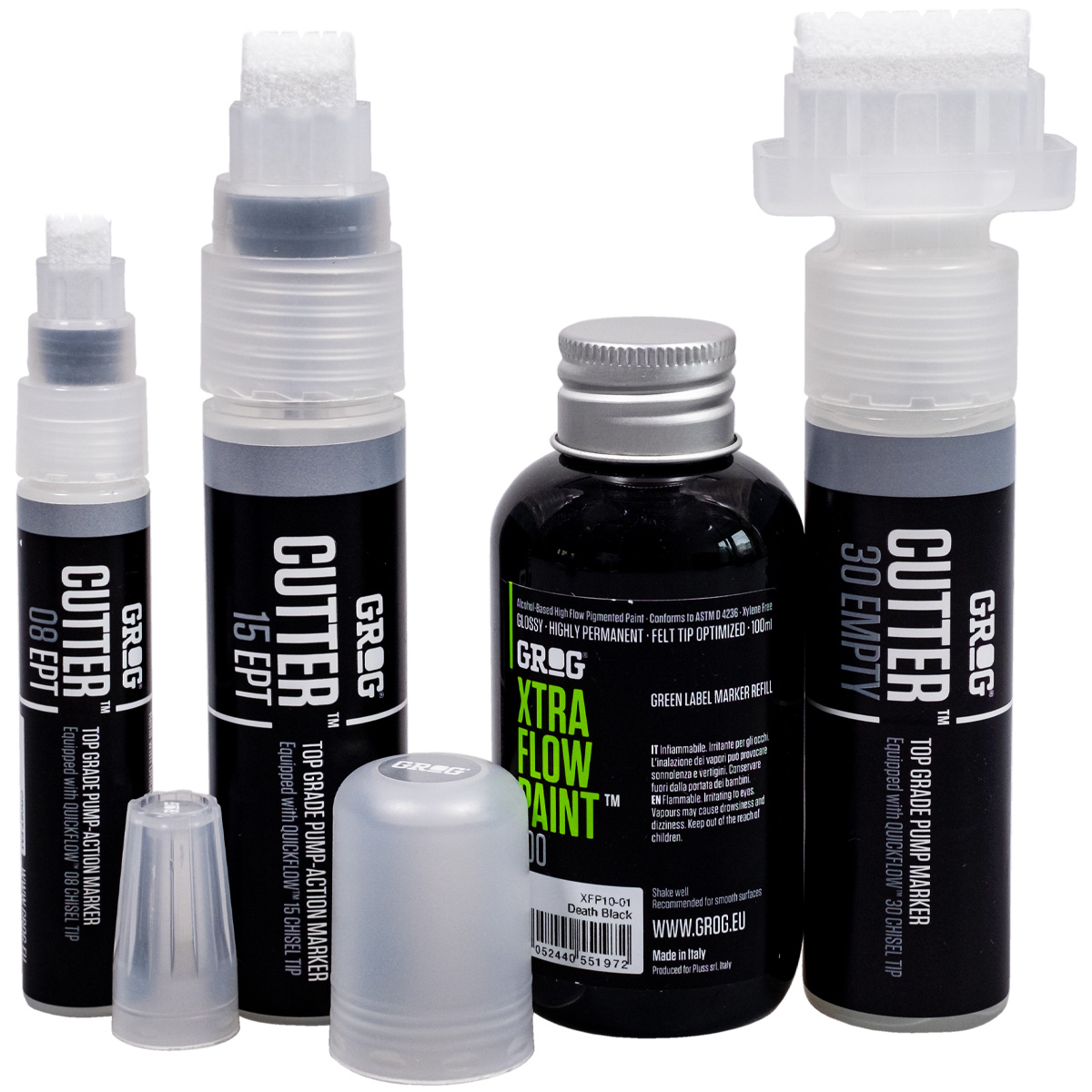 Grog "Cutter Marker Refill Set - Black"
