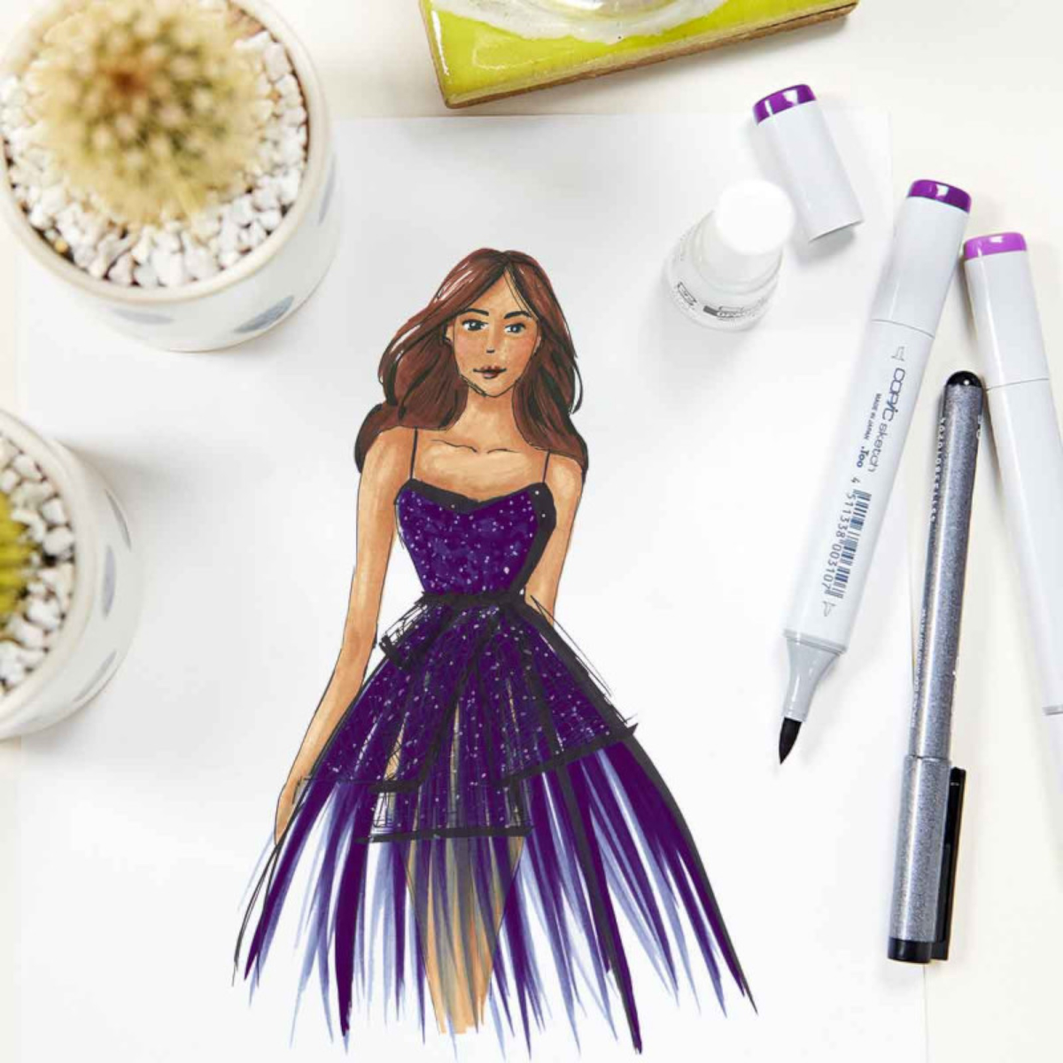 Copic "Premium Bond Paper A4" Zeichenblock 157g/m² (20 Blatt) White