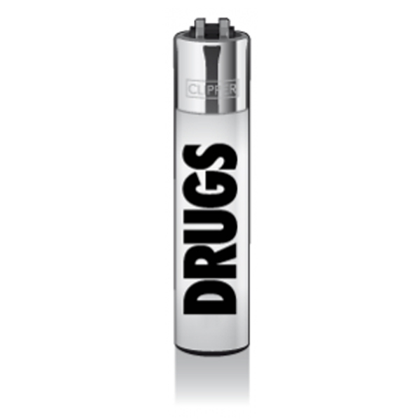 Clipper Feuerzeug "Drugs"