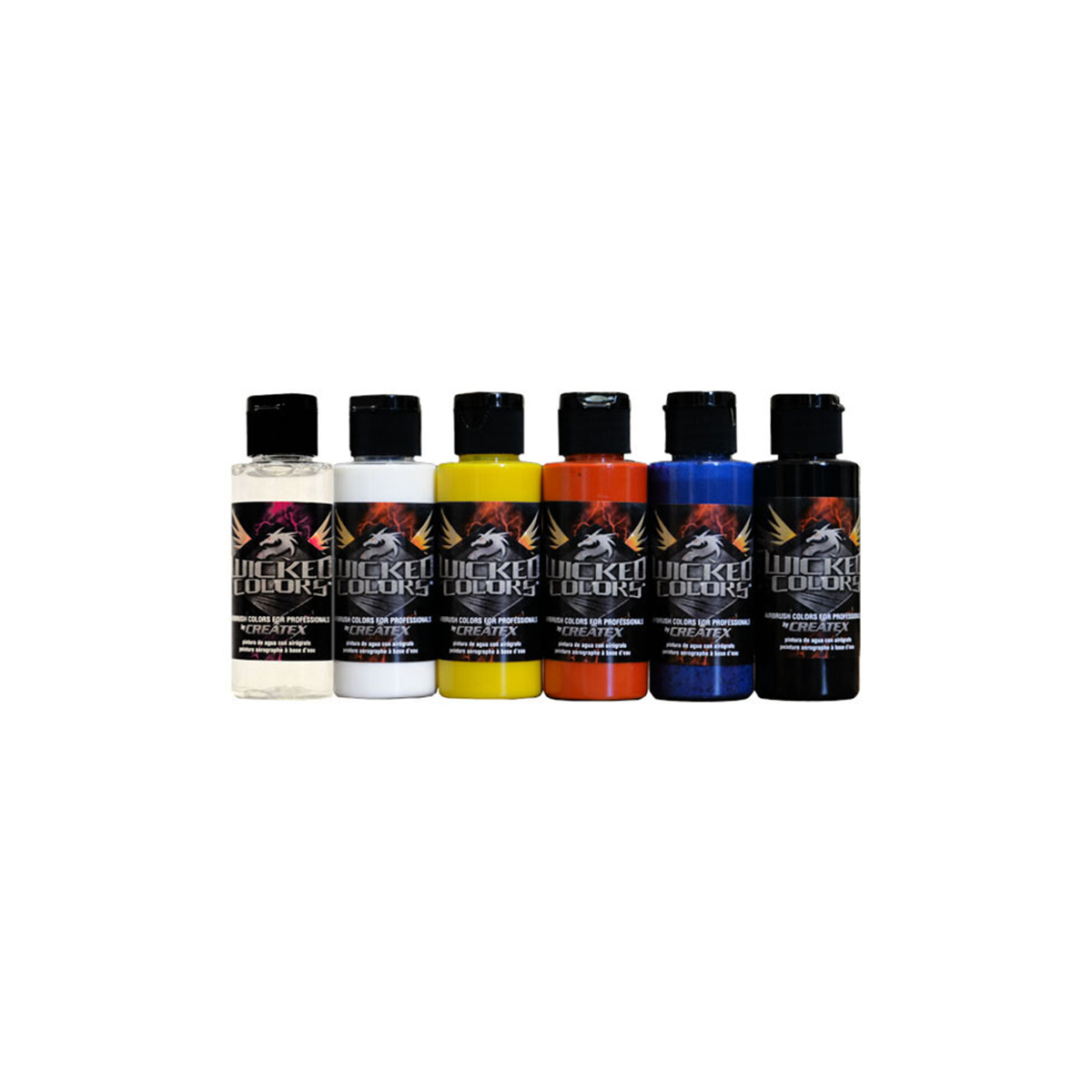 Createx "Wicked Colors - W110-00 Detail Sampler Set" (6x60ml)