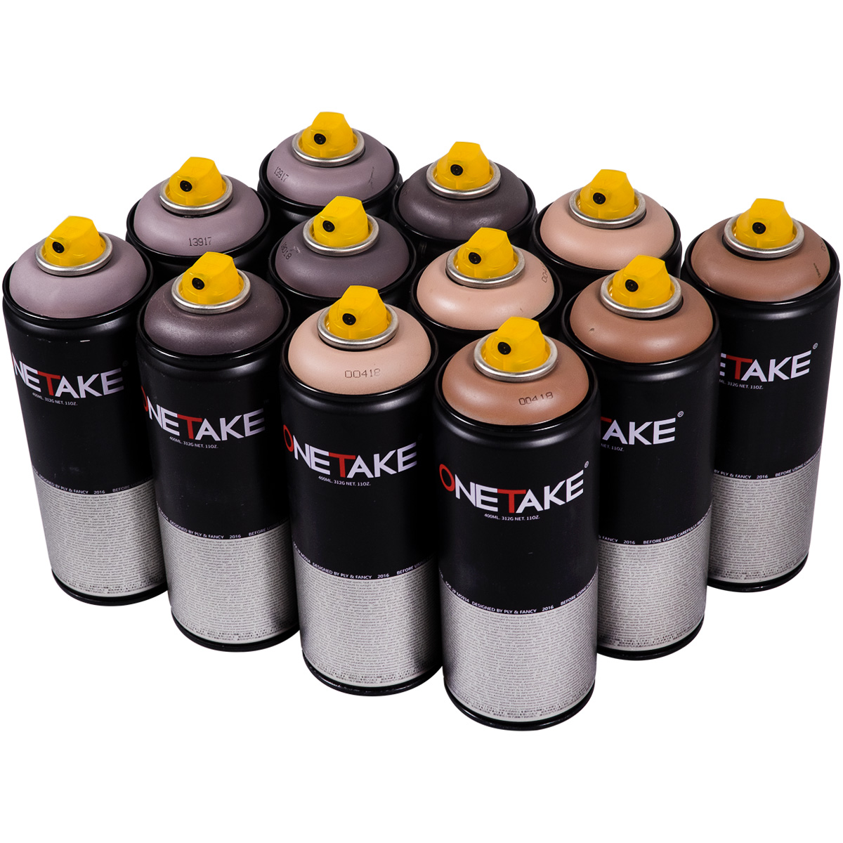 OneTake "12er Paint Box - Dirty Tones" (12x400ml)