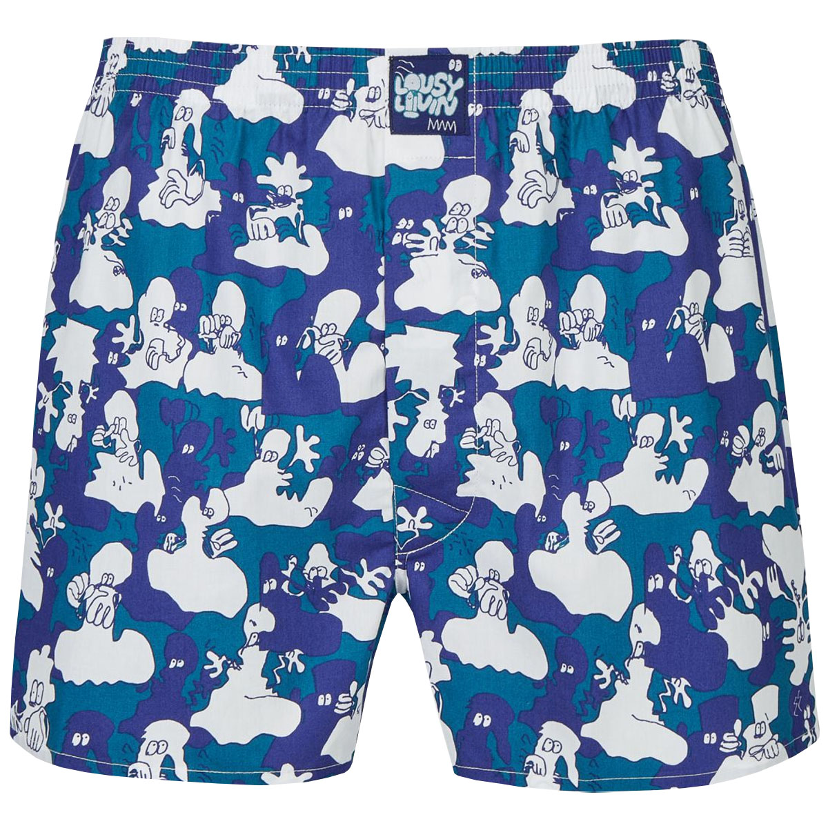 Cleptomanicx Boxershorts "Ghosts" Dazzle