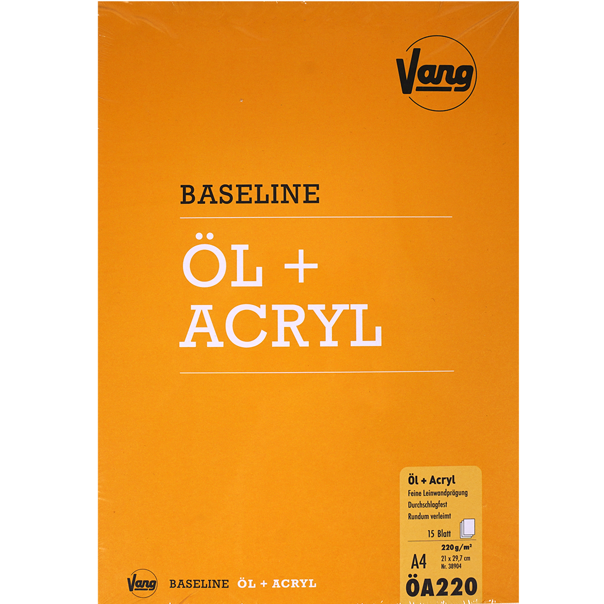 Vang "Baseline Block - Öl & Acryl" (DIN A4)