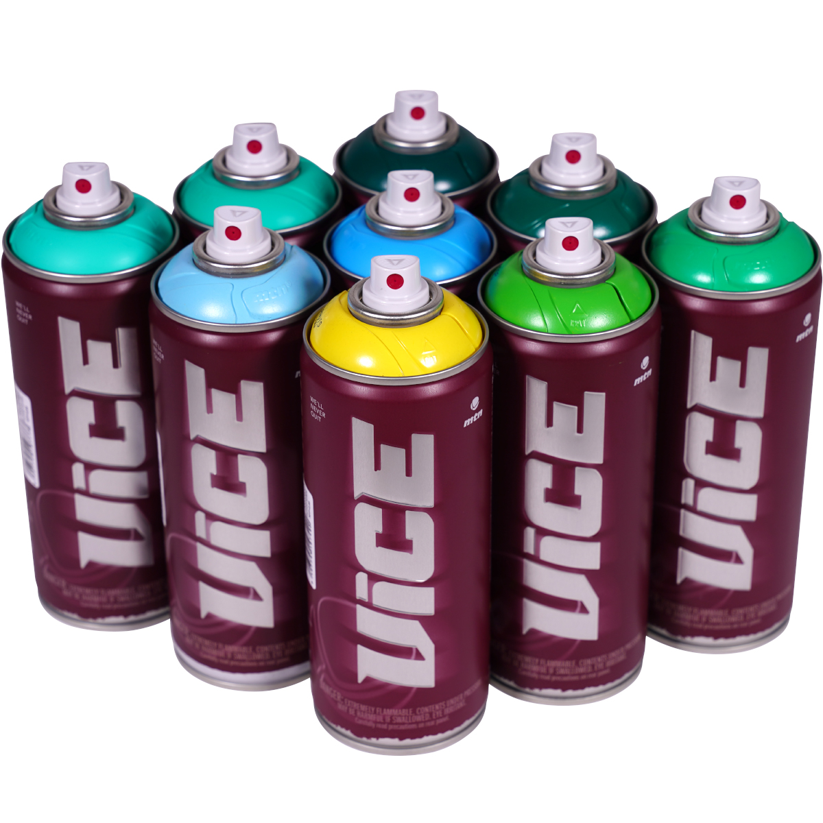 MTN "Vice" 9er Paint Box Tree Friend Tones (9x400ml)