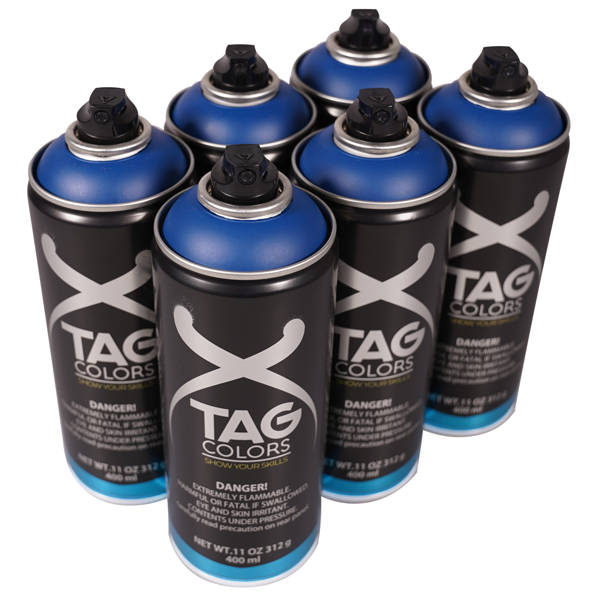TAG Colors "Show Your Skills - Intergalactic Blue Sixpack" (6x400ml)