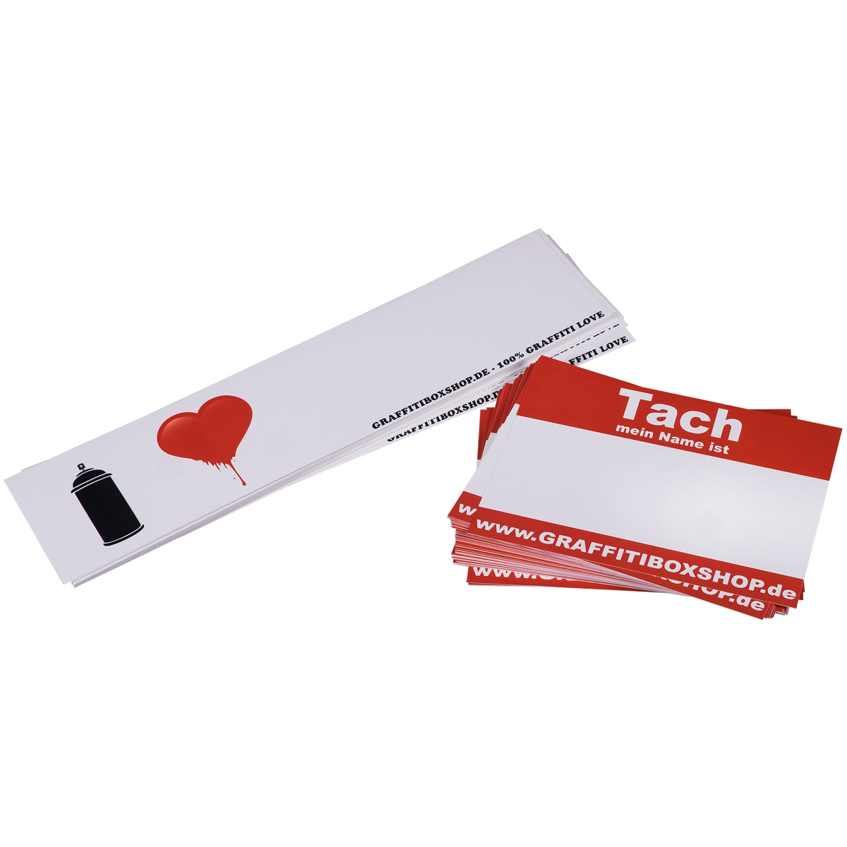 Graffitibox Stickerpack "Tach & Graffiti Love Mix" 75er Set