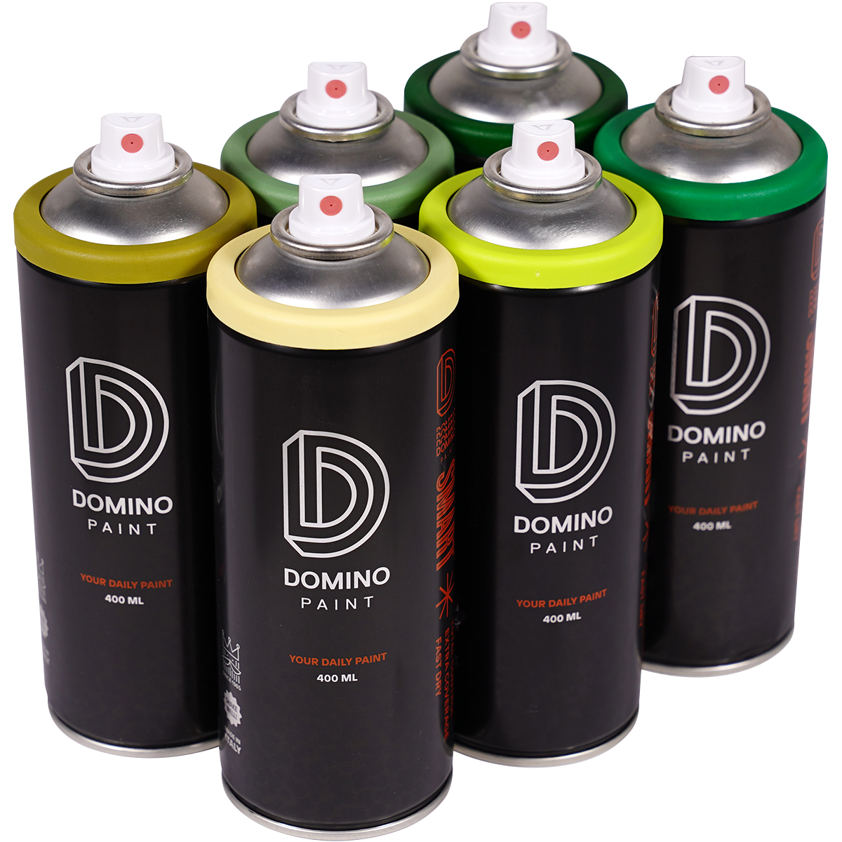 Domino "Smart" Sixpack Green Beret Tones (6x400ml)