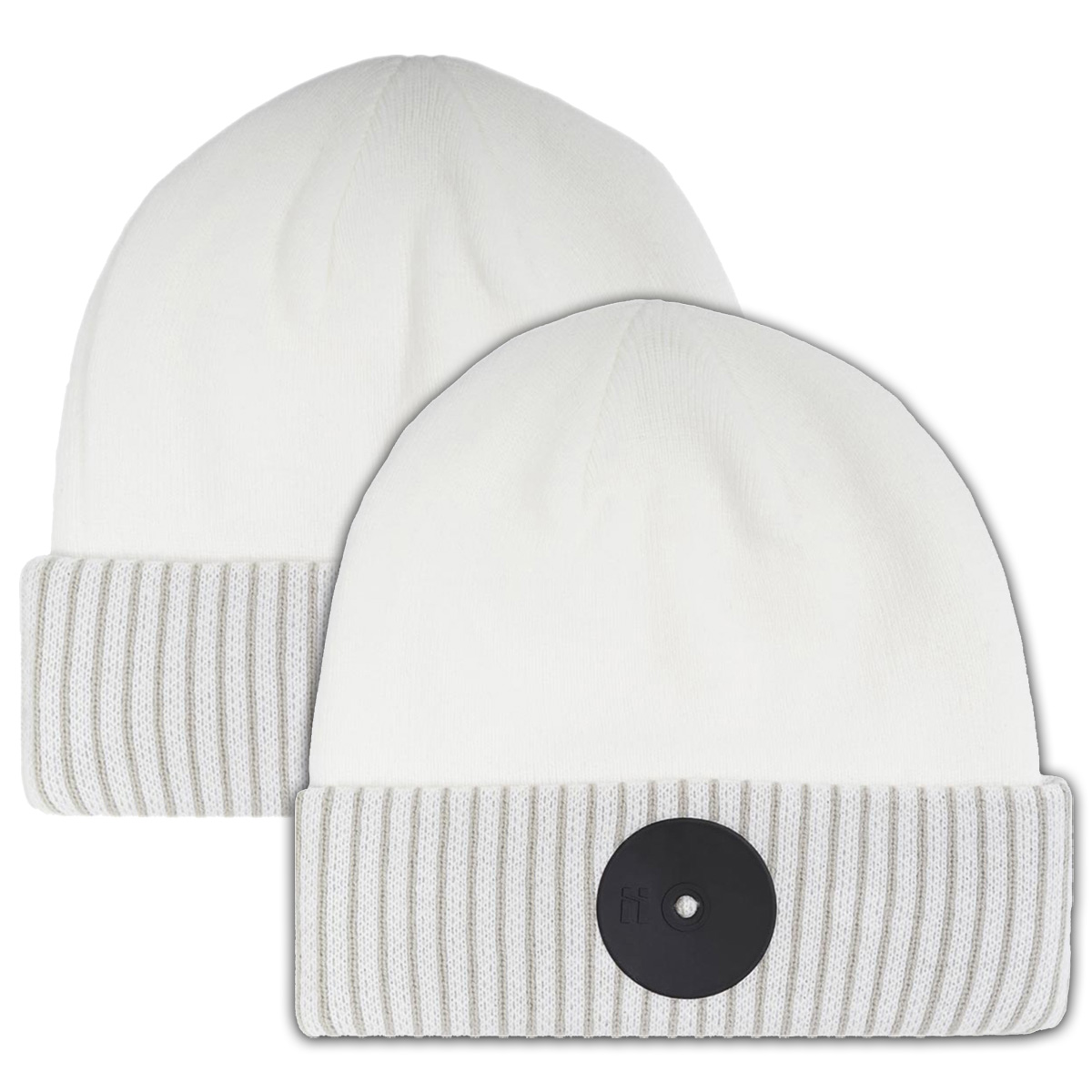 Mr. Serious "Fat Cap Series - New York Fat Cap Beanie" White/Black