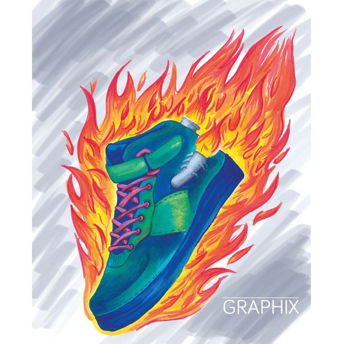 Marabu "Colour Graphix Sketch Marker" Twin-Sketchmarker 6er Set (1,5-7mm)