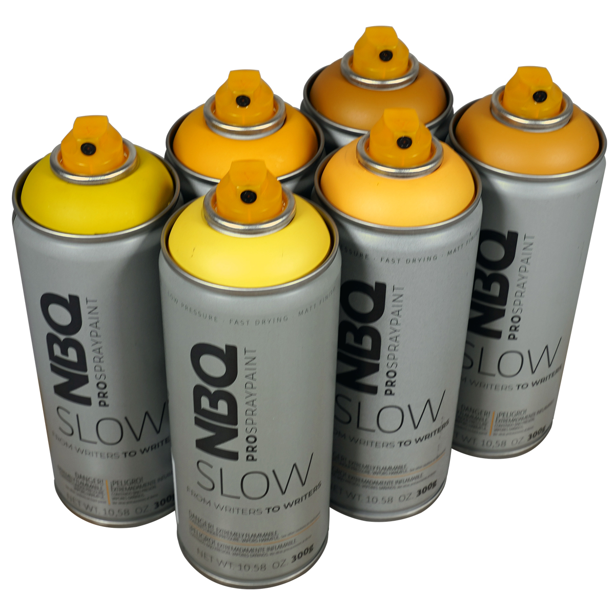 NBQ "New Slow" Sixpack Sunshine Yellow (6x400ml)