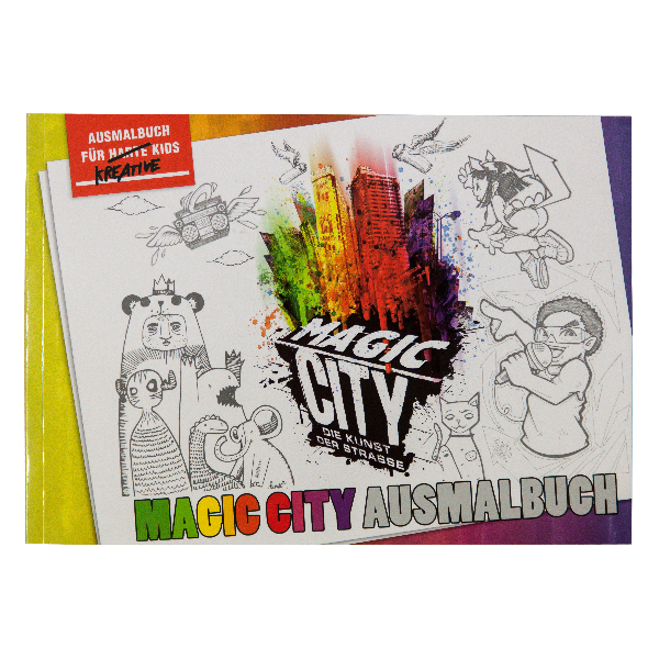 Ausmalbuch "Magic City - Die Kunst der Strasse"