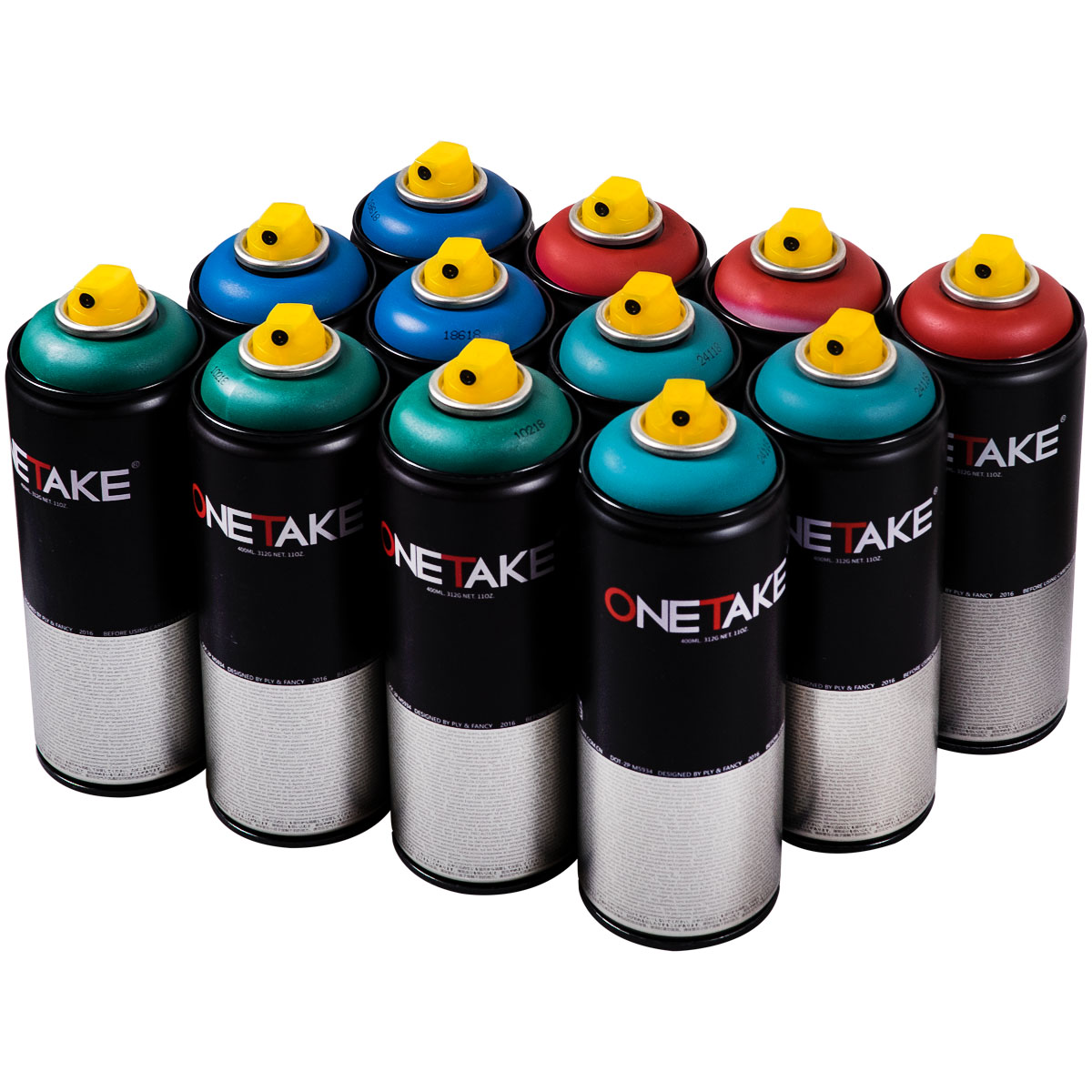 OneTake "12er Paint Box - Dark Tones" (12x400ml)