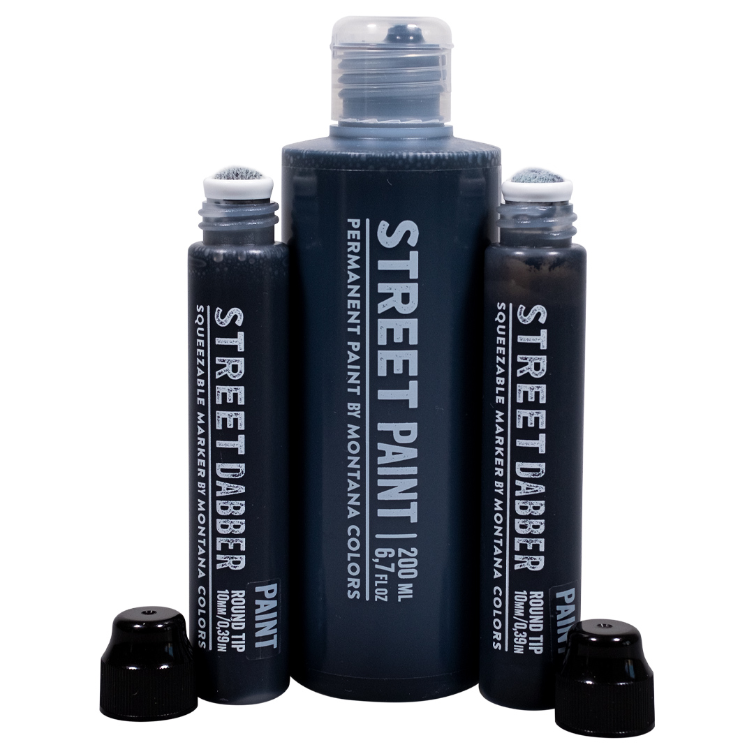 MTN "Street Paint & Dabber One Color Set - Black"